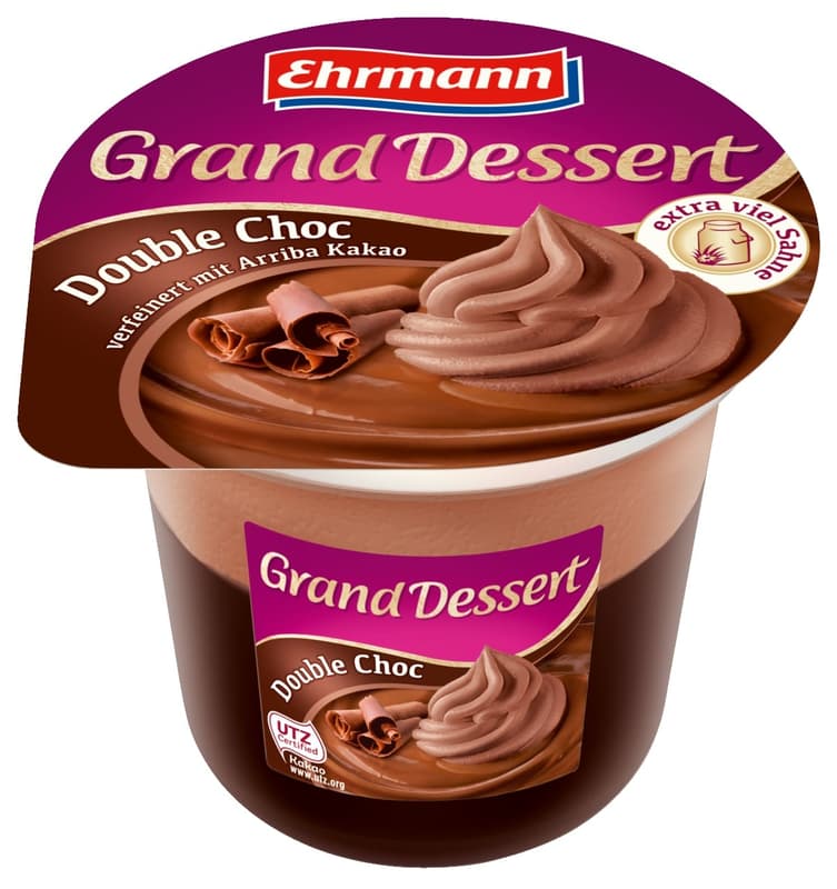 Ehrmann Grand Dessert Pudding Dessert with Double Choc