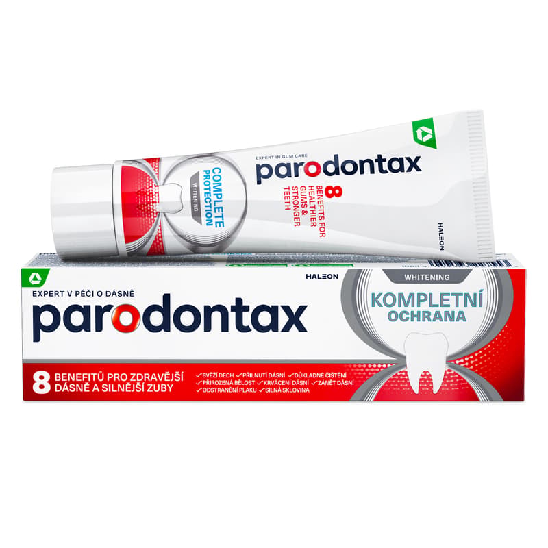 Parodontax Whitening toothpaste for gum problems - complete protection