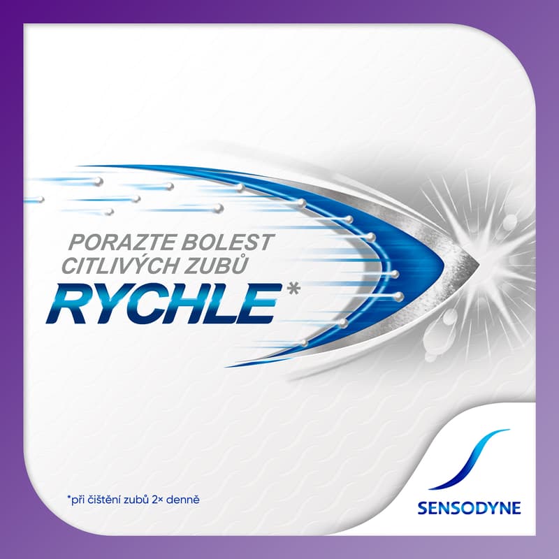 Sensodyne Zubní pasta rapid whitening pro citlivé a bílé zuby