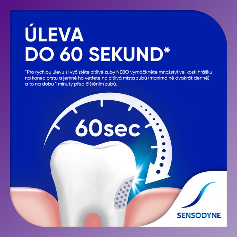 Sensodyne Zubní pasta rapid whitening pro citlivé a bílé zuby