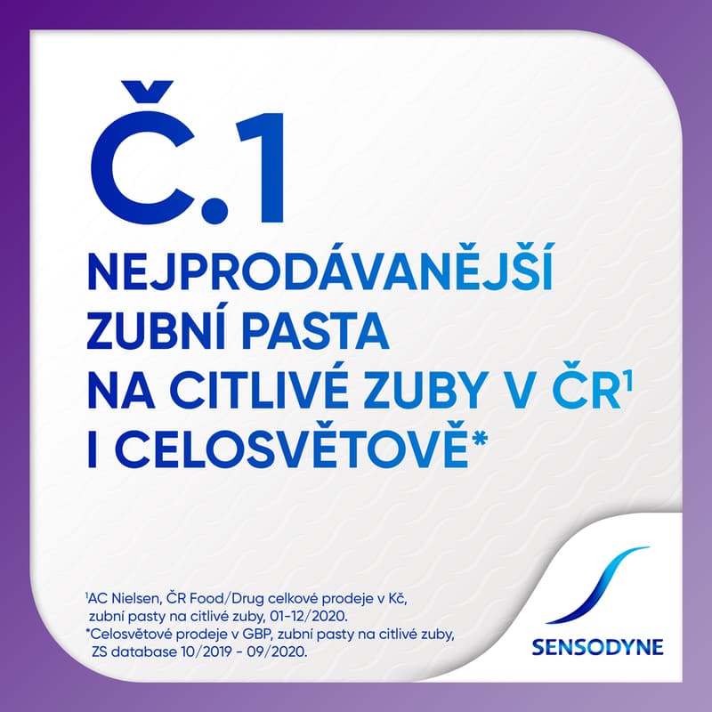 Sensodyne Zubní pasta rapid whitening pro citlivé a bílé zuby