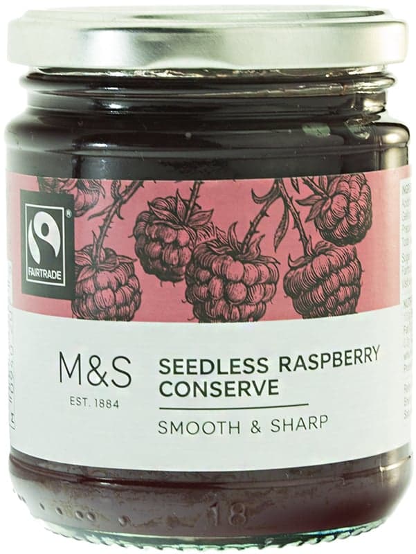 Marks & Spencer Raspberry extra jam without grains