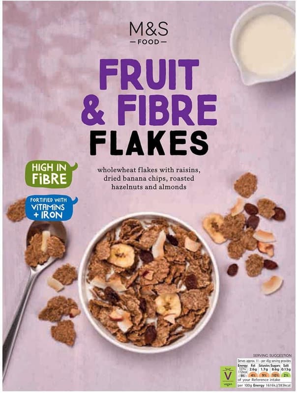 Marks & Spencer Wheat crisps with added wheat bran and dried fruit and nuts