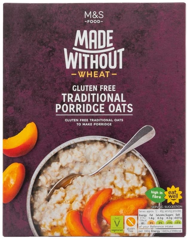 Marks & Spencer Instant gluten-free oatmeal