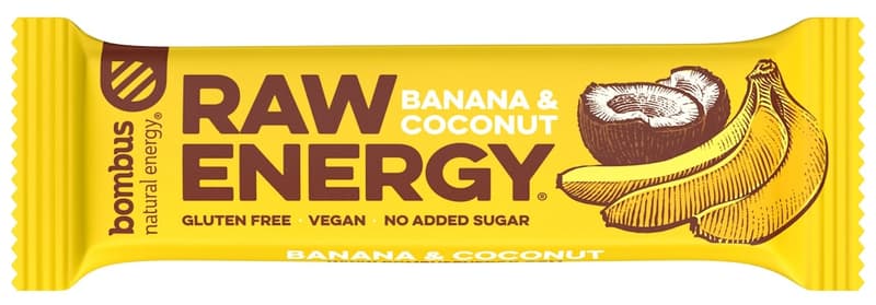 Bombus Raw energy banana & coconut bar