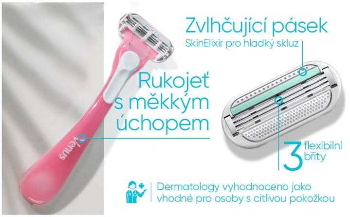 Gillette Venus Sensitive Smooth ready-made razors 3pcs