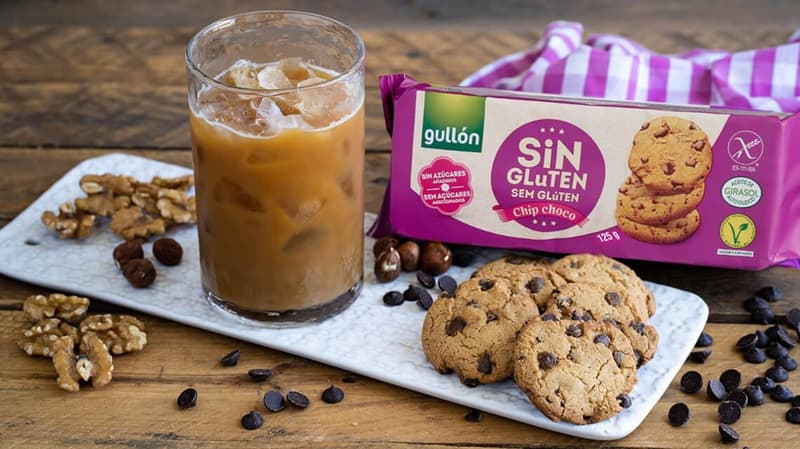 Gullón Chip choco cookies, no gluten or added sugar