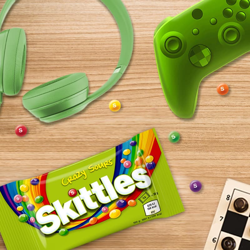 Skittles Crazy Sours Fruit Chewy Candy