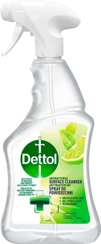 Dettol Antibakteriální sprej na povrchy limetka a máta