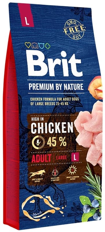 Brit Premium by Nature Adult L Chicken pro psy