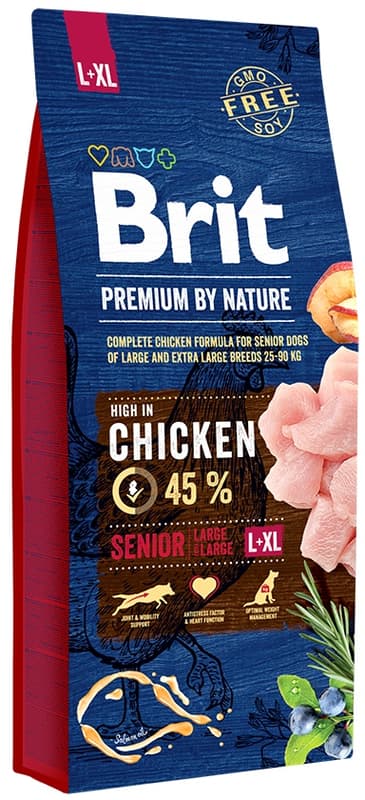 Brit Premium by Nature Senior L + XL Chicken pro psy