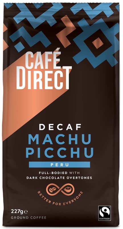 Cafédirect Machu Picchu SCA 82 mletá káva bez kofeinu