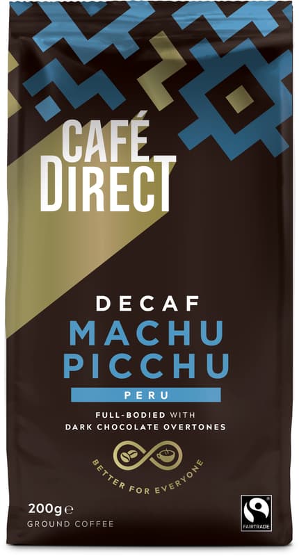 Cafédirect Machu Picchu SCA 82 mletá káva bez kofeinu