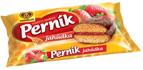 Perníkář gingerbread strawberry