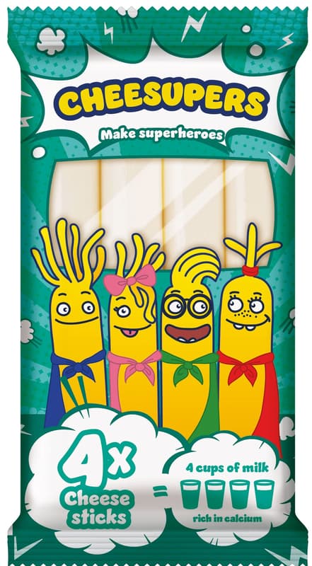 Cheesupers mozzarellové tyčinky