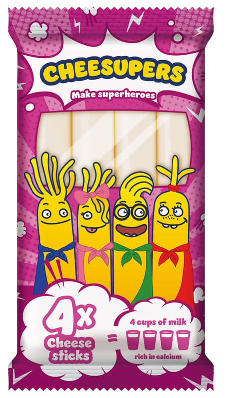 Cheesupers mozzarellové tyčinky
