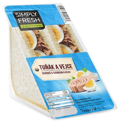 Simply fresh Sandwich Tuna and egg