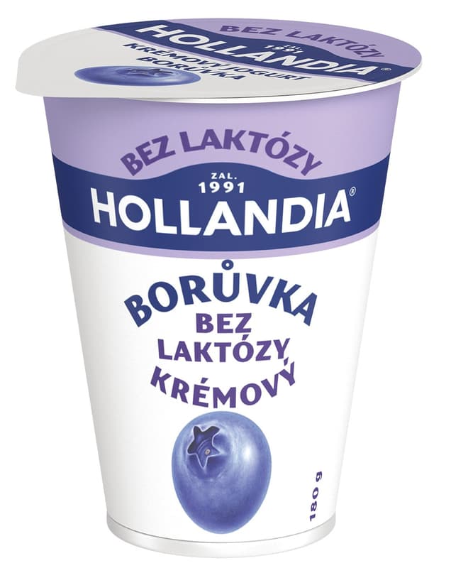 Hollandia Creamy yogurt without lactose blueberry