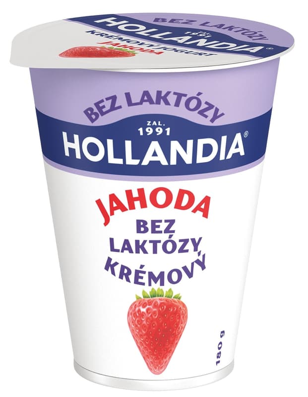Hollandia Creamy yogurt without lactose strawberry