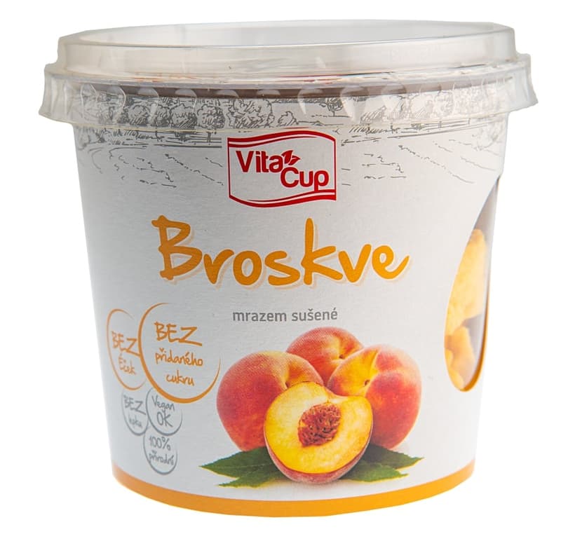 VitaCup Freeze-dried peaches