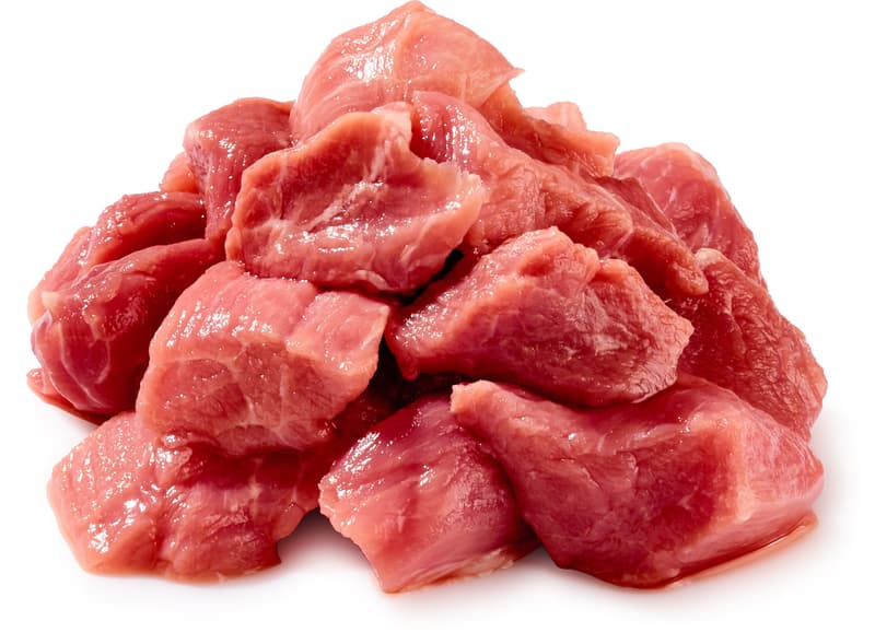 Qualivo Pork leg cubes for stewing
