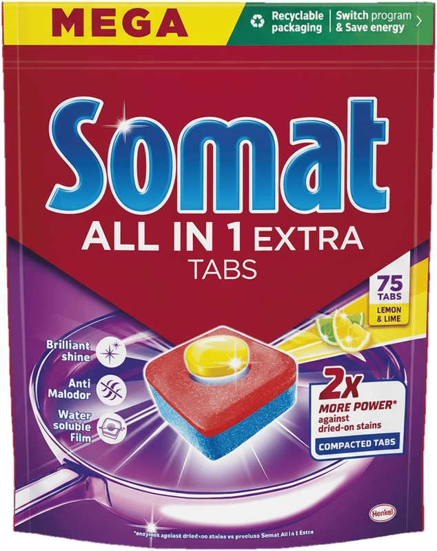 Somat All in 1 Extra Lemon & Lime tablety do myčky