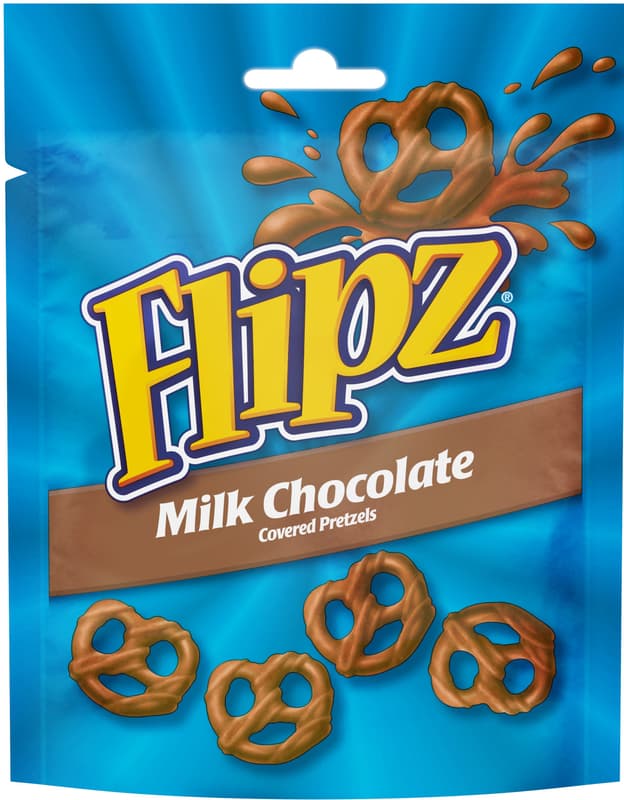 Flipz Pretzels in milk chocolate