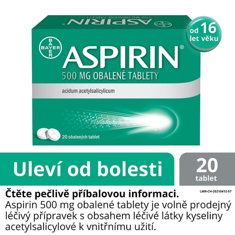 ASPIRIN 500MG coated tablets 20