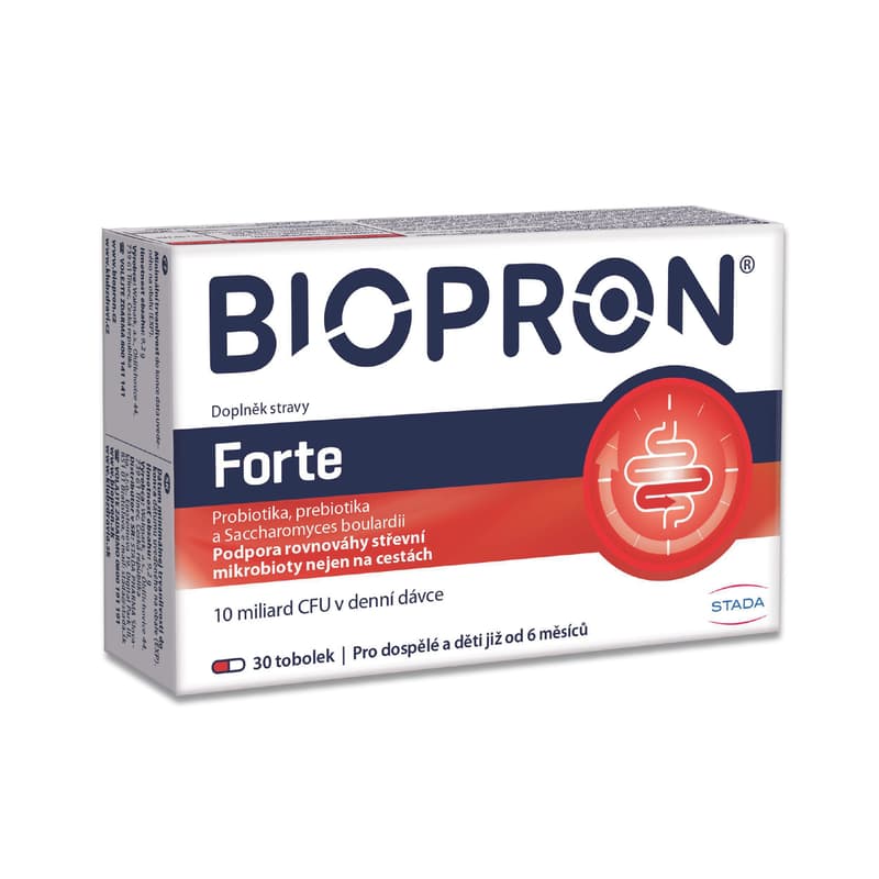 Biopron Forte probiotika a prebiotika tob.30