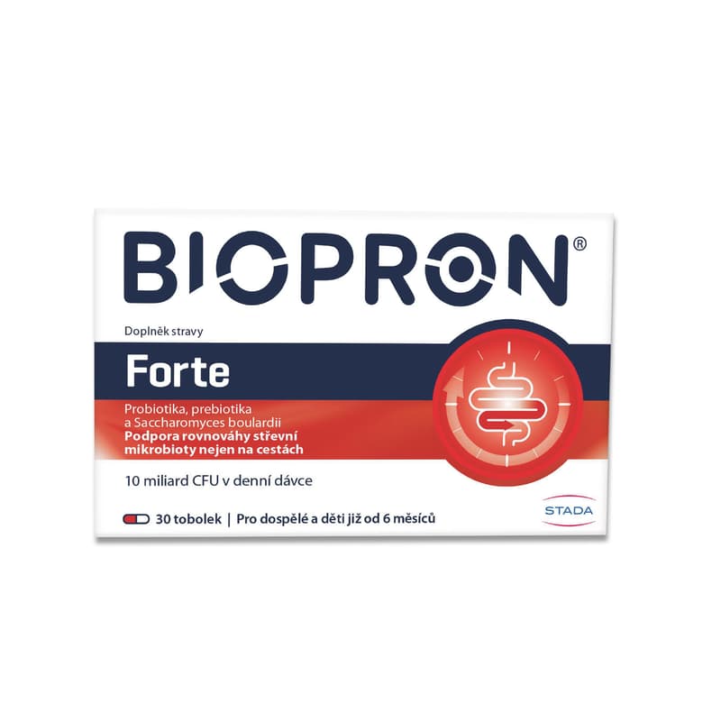 Biopron Forte probiotika a prebiotika tob.30