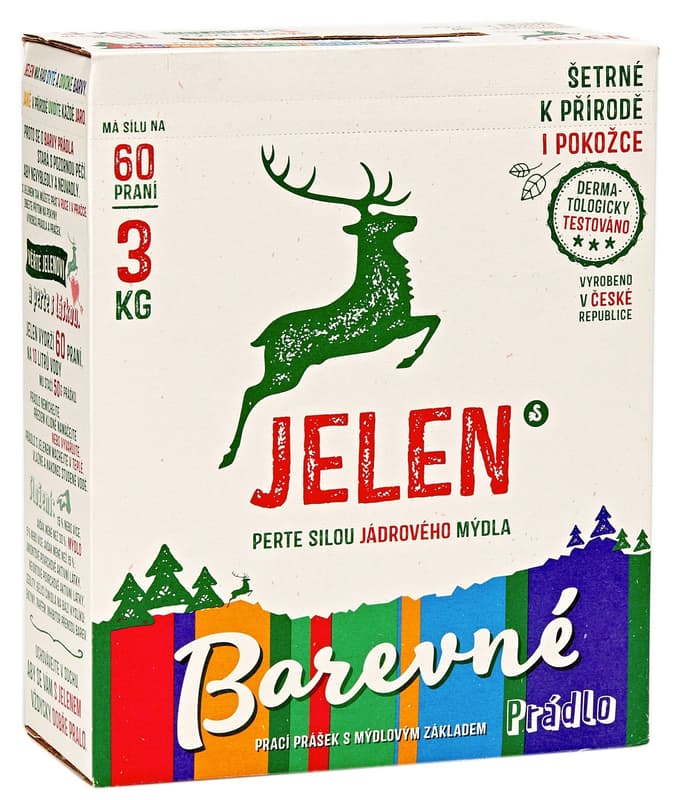 Jelen soap powder for colored laundry (3 kg)