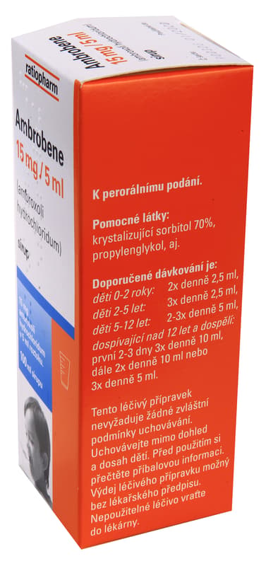 AMBROBENE 15MG/5ML sirup 100ML