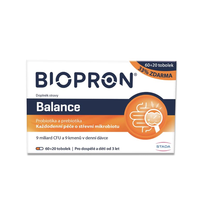 Biopron Balance probiotika tob.60+20