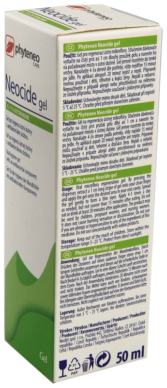 Neocide gel 0.1% Octenidine 50ml ENEO
