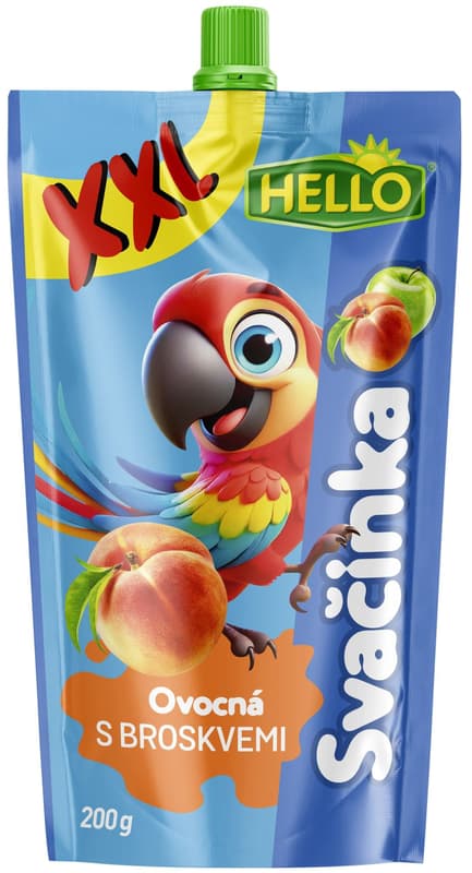 Hello Fruit snack XXL with peaches