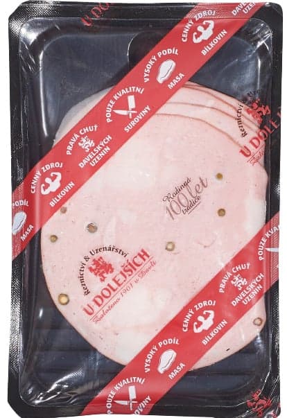 U Dolejších Davelská mortadella krájená