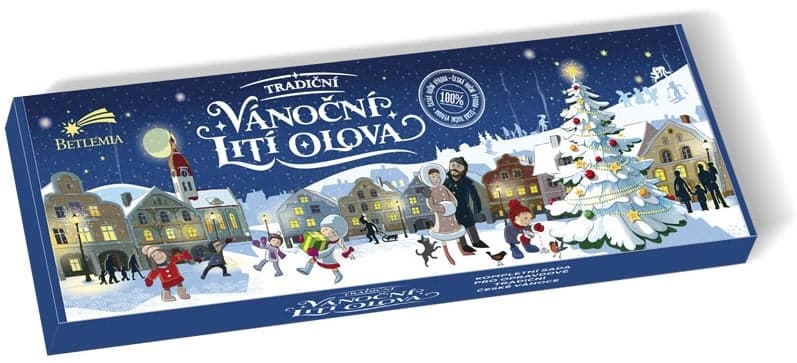 Vánoční sada pro lití olova