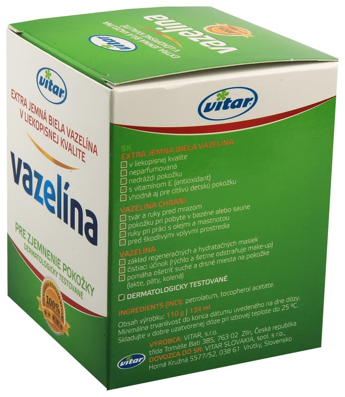 Vitar Vazelina extra jemná bílá 110g