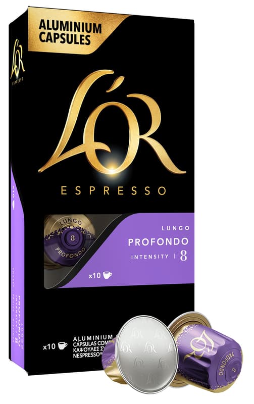 L´OR Profondo capsules for Nespresso machines