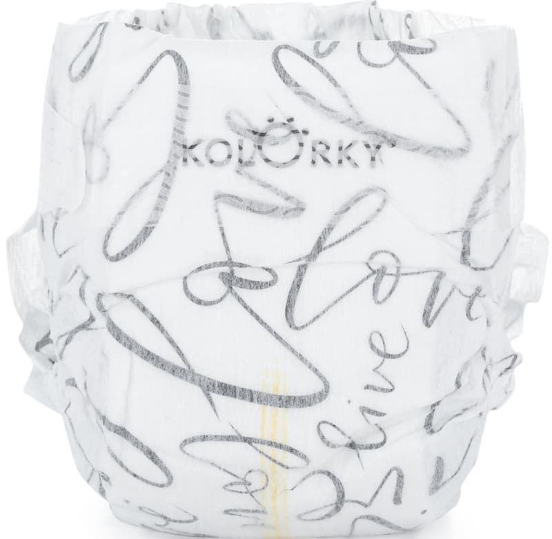 Kolorky ECO disposable diapers deluxe velvet S (3 – 6 kg) 25 pcs 