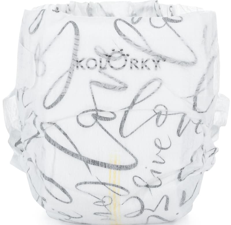 Kolorky EKO Jednorázové plenky se sametovým povrchem deluxe velvet M (5–8 kg) 21 ks