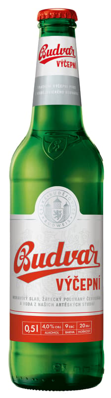 Budweiser Budvar B: classic draft light beer - glass