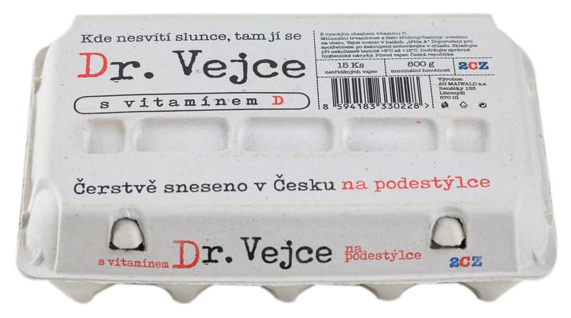 Dr. Vejce s vitamínem D podestýlková