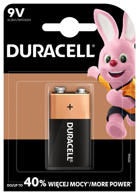 Duracell alkalická baterie (9V)
