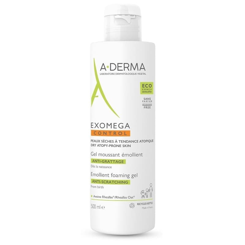 A-DERMA Exomega CONTROL Extra foaming gel 500ml