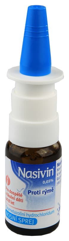 NASIVIN 0,5MG/ML Nosní sprej, roztok 10ML