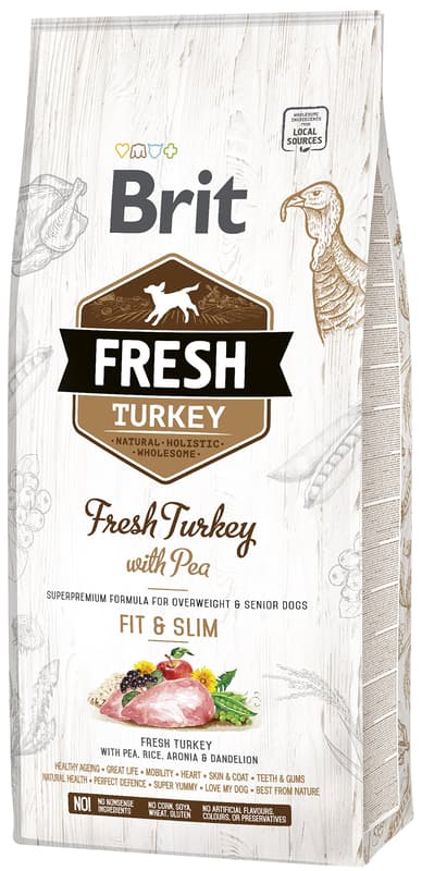 Brit Fresh Turkey with pea Light fit & slim pro psy
