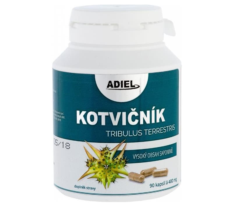 ADIEL Kotvičník zemní Tribulus terrestris 90 kapslí