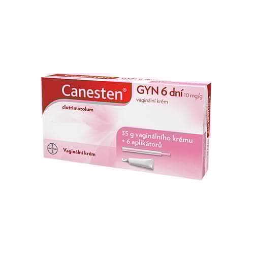 CANESTEN GYN 6 DNÍ 0,01G/G Vaginální krém 35G+6APL