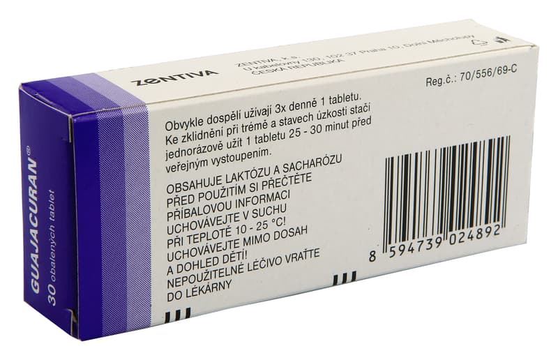GUAJACURAN 200MG Obalená tableta 30
